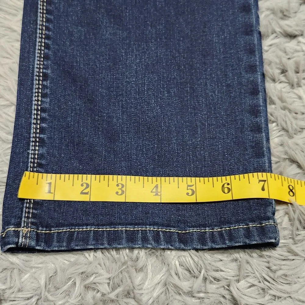 Buffalo David Britton Misha Jeans Womens 12x32 (34x32) Mid Straight Leg Stretch‎
